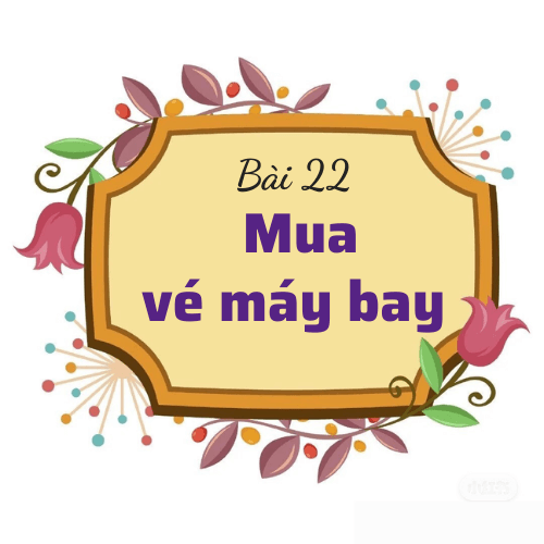 Bài 22: Mua vé máy bay